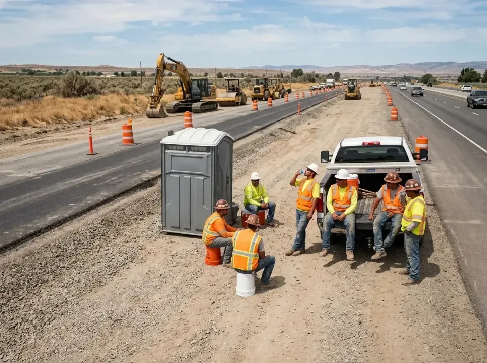 highway-road-construction-crew-007 — frequently asked questions, Porta Potty and Restroom Rentals in Rancho Palos Verdes, CA